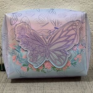 Wicked Glinda Butterfly Iridescent Cosmetic Bag